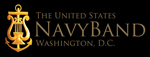 Official Navy Band Logo, black background